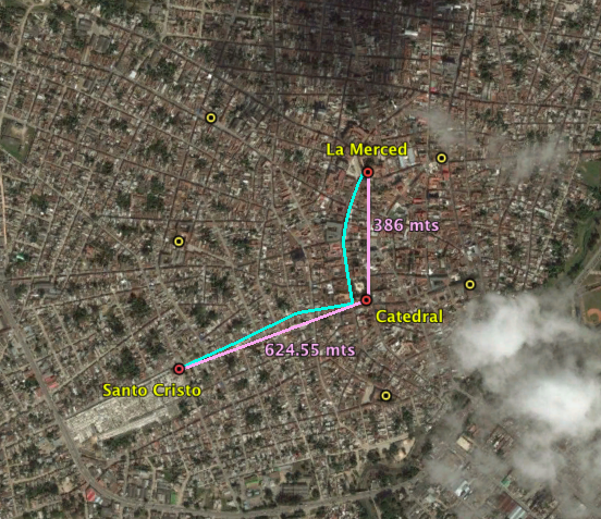 Recorrido del Santo Sepulcro en Camaguey, Cuba.